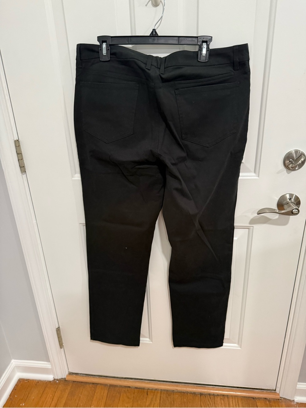 Away Men's Straight Jeans in Black - Picture 8 of 9